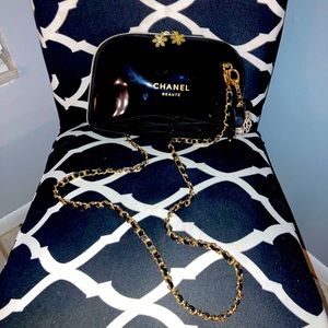 CHANEL Beauty Maquillage Makeup Trousseau Bag Converted Crossbody Bag NEW